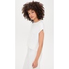 image:imageSplendid Womens x Cellajaneblog Wide Rib Short Sleeve TopWhite
