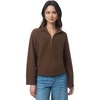 image:imageSplendid Womens Splendid X Cellajaneblog Quarter Zip SweaterTruffle
