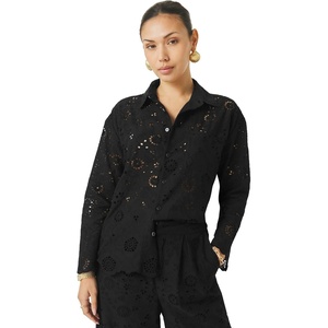image:imageSplendid Womens Splendid X Cellajaneblog Eyelet Button DownBlack