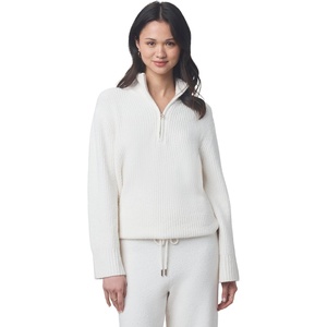 image:imageSplendid Womens Splendid X Cellajaneblog Quarter Zip SweaterSnow