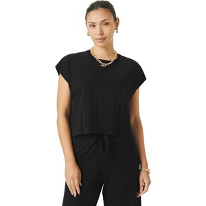image:imageSplendid Womens Splendid X Cellajaneblog Wide Rib TopBlack
