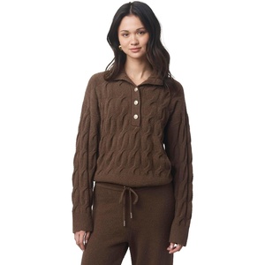 image:imageSplendid Womens x Cella Jane Half Placket SweaterTruffle