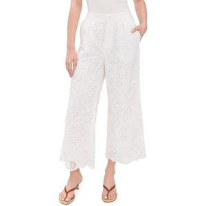 image:imageSplendid Womens x Cellajaneblog Eyelet PantsWhite