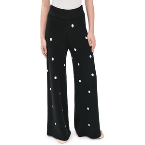 image:imageSplendid Womens x Cellajaneblog Polka Dot Sweater PantsBlackWhite Polka Dot