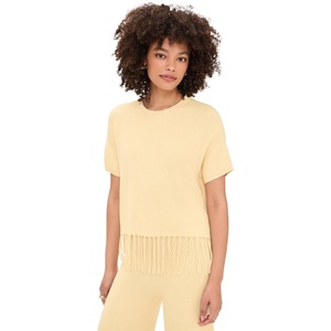 image:imageSplendid Womens x Cellajaneblog Short Sleeve Fringe SweaterDaybreak