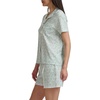 image:imageSplendid Womens Short Sleeve Notch Top and Boxer Short Pajama SetDaisy Dot Ditsy
