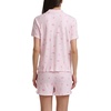 image:imageSplendid Womens Short Sleeve Notch Top and Boxer Short Pajama SetStrabs and Stripes