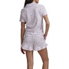 image:imageSplendid Womens Short Sleeve Notch Top and Boxer Short Pajama SetSweet Blossom