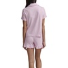 image:imageSplendid Womens Short Sleeve Notch Top and Boxer Short Pajama SetSweet Taffy Star