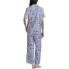image:imageSplendid Womens Short Sleeve Notch Top and Cropped Pant Pajama SetPalms