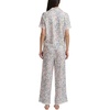 image:imageSplendid Womens Short Sleeve Notch Top and Cropped Pant Pajama SetPansy Ditsy