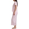 image:imageSplendid Womens Short Sleeve Notch Top and Cropped Pant Pajama SetStrabs and Stripes