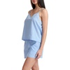 image:imageSplendid Womens Tank Top and Boxer Short Pajama SetQuarter Stripe Hydrangea
