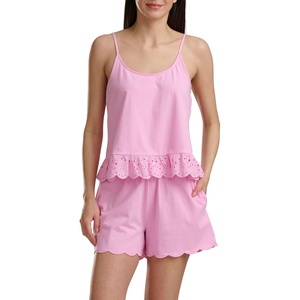 image:imageSplendid Womens Tank Top and Boxer Short Pajama SetLilac Sachet