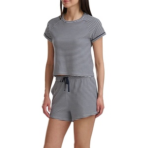 image:imageSplendid Womens Tank Top and Boxer Short Pajama SetNavy Blue