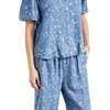 image:imageSplendid Womens Indigo Crop PantFloral Indigo