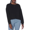 image:imageSplendid Womens Long Sleeve Crewneck Pullover SweaterBlack