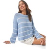 image:imageSplendid Womens Maris Stripe Pullover SweaterSteel BlueWhite