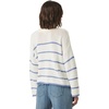 image:imageSplendid Womens Maris Stripe Pullover SweaterWhitePersian Jewel