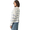 image:imageSplendid Womens Maris Stripe Pullover SweaterWhitePersian Jewel