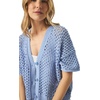 image:imageSplendid Womens Nova Pointelle CardiganSteel Blue
