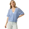 image:imageSplendid Womens Nova Pointelle CardiganSteel Blue