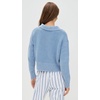 image:imageSplendid Womens Roxie Lace Up SweaterSteel Blue Marl