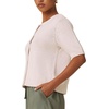 image:imageSplendid Womens Short Sleeve Cardi SweaterMoonstone