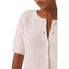 image:imageSplendid Womens Short Sleeve Cardi SweaterMoonstone