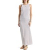 image:imageSplendid Womens Terry Midi SkirtWickerWhite Stripe
