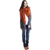 image:imageSplendid Womens Thermal Wrap Hooded CardiganCharcoal