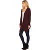 image:imageSplendid Womens Thermal Wrap Hooded CardiganDeep Plum