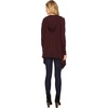 image:imageSplendid Womens Thermal Wrap Hooded CardiganDeep Plum