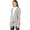 image:imageSplendid Womens Thermal Wrap Hooded CardiganGravel Heather Grey