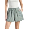 image:imageSplendid Womens Woven Embroidered ShortLight Agave