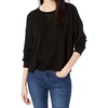 image:imageSplendid Womens Long Sleeve Crewneck Pullover SweaterBlack