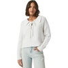 image:imageSplendid Womens Roxie Lace Up SweaterWhite
