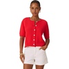 image:imageSplendid Womens Short Sleeve Cardi SweaterPoppy Red