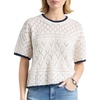 image:imageSplendid Womens Short Sleeve SweaterMoonstoneNavy