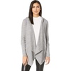 image:imageSplendid Womens Thermal Wrap Hooded CardiganGravel Heather Grey
