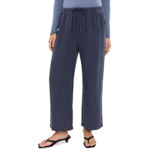image:imageSplendid Womens Angie Crop Wide Leg PantNavy