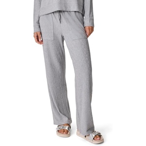image:imageSplendid Womens Full Length Snit PantHeather Fog