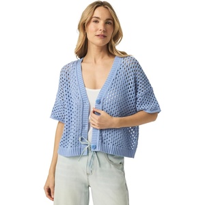 image:imageSplendid Womens Nova Pointelle CardiganSteel Blue