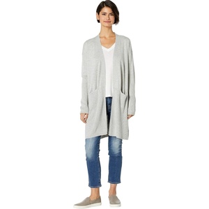 image:imageSplendid Womens Retreat Cashmere Blend CardiganLight Heather Grey