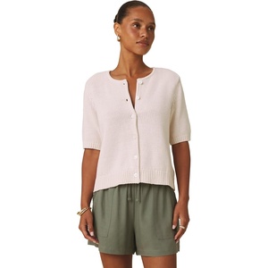 image:imageSplendid Womens Short Sleeve Cardi SweaterMoonstone