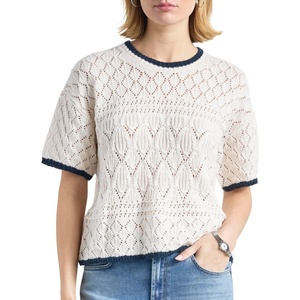 image:imageSplendid Womens Short Sleeve SweaterMoonstoneNavy