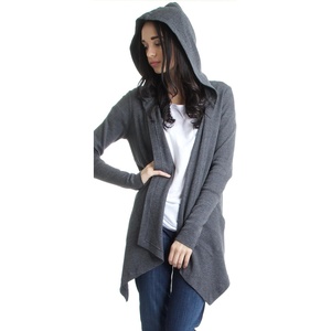 image:imageSplendid Womens Thermal Wrap Hooded CardiganCharcoal