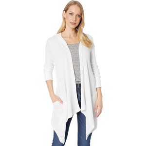 image:imageSplendid Womens Thermal Wrap Hooded CardiganWhite