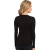 image:imageSplendid 1x1 Rib Classic Long Sleeve Crew Neck TeeBlack