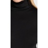 image:imageSplendid Womens 1x1 Rib Classic Long Sleeve Turtleneck TopBlack